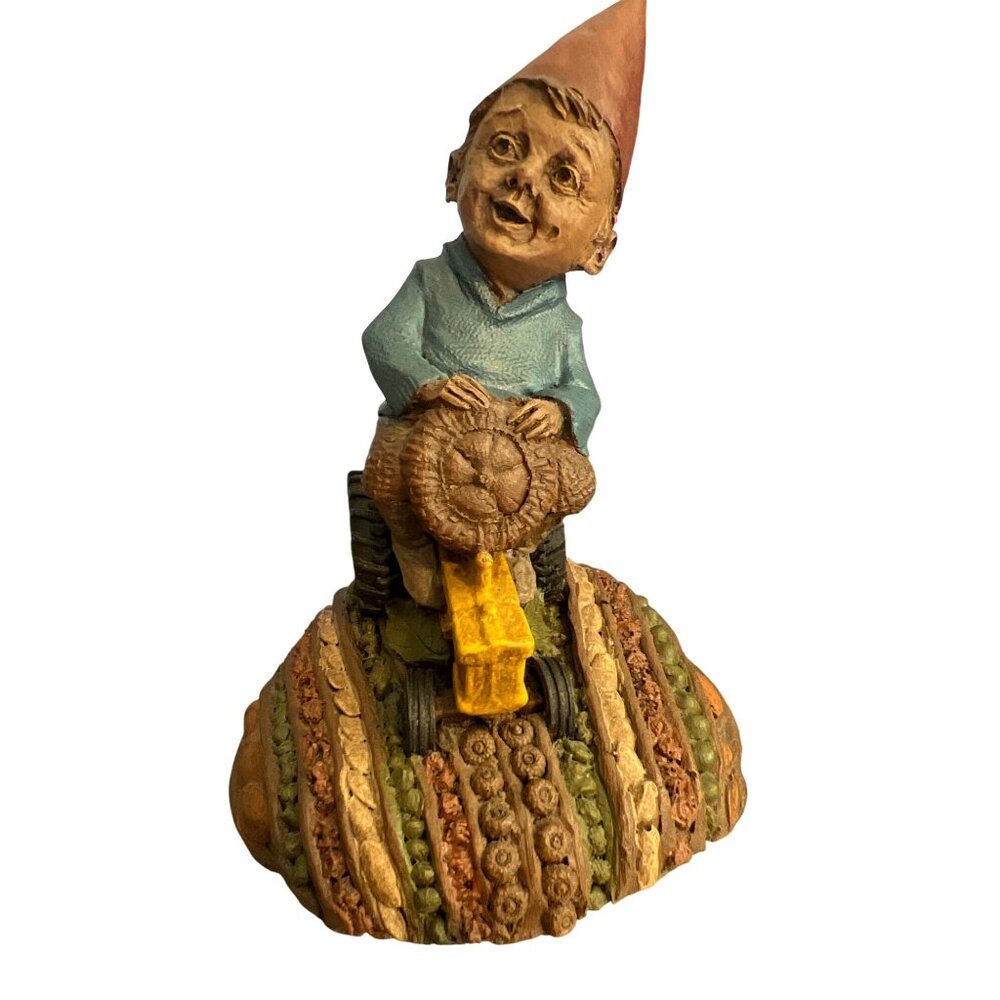 Vintage Tom Clark Ronald (McDonald) Gnome Riding Tractor 1990 Number 98 Estate